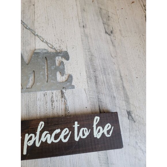 Home is my favorite place hanging sign decor - Picture 5 of 7